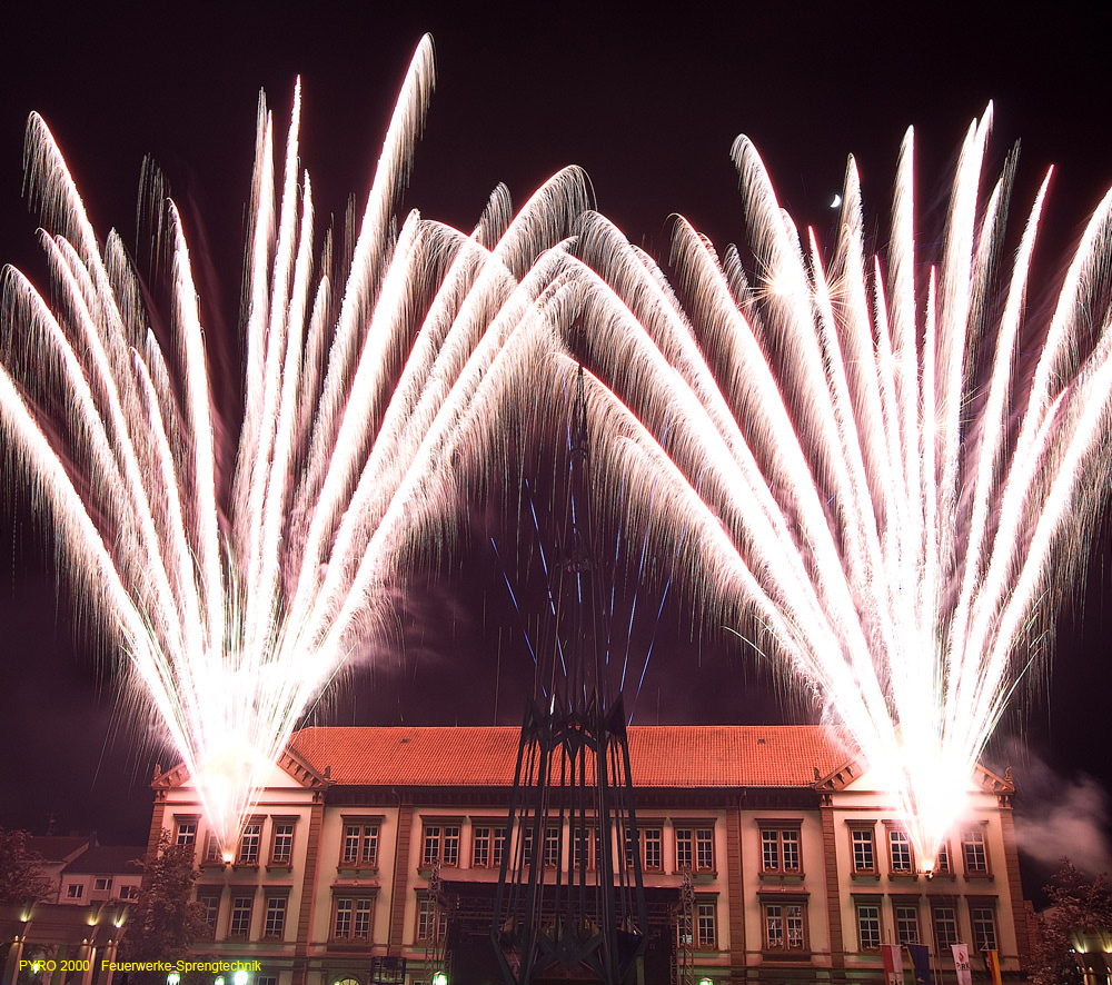 Rathaus Pirmasens Feuerwerk